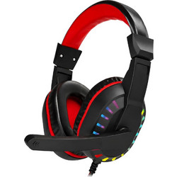 Treqa XH-642 Gaming Headset Over Ear Black Red