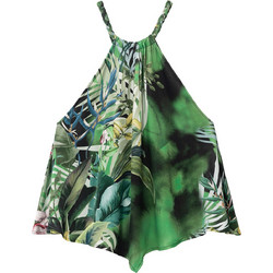 Desigual Hamaica Γυναικείο Καλοκαιρινό Crop Top Πράσινο 21SWBW32-4035
