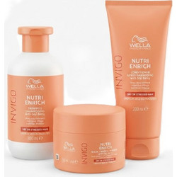 Wella Invigo Nutri Enrich Σετ Περιποίησης Μαλλιών Σαμπουάν 300ml + Conditioner 200ml + Μάσκα 150ml