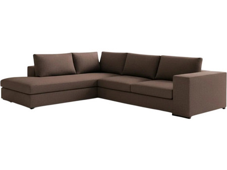 Possina Carla Γωνιακός Καναπές Δεξιά Γωνία Μπρονζέ 280x220x90cm 16190009