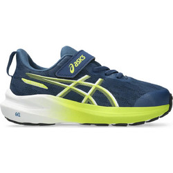 ASICS GT-1000 Παιδικά Αθλητικά Παπούτσια για Τρέξιμο Navy Μπλε Lime 1014A381-404