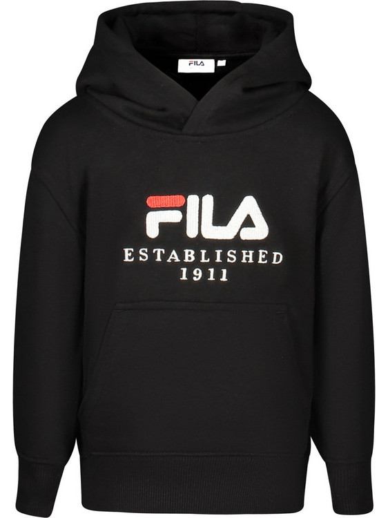 Fila Παιδικό Φούτερ με Κουκούλα Μαύρο FAK0429-NE80010