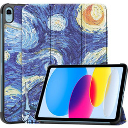 CoreParts Caster Hard Shell Flip Cover Starry Sky (iPad 10.9'' 2022)