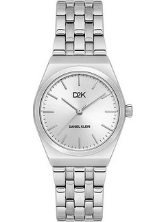 Daniel Klein D2K Γυναικείο Ρολόι με Ασημί Μεταλλικό Μπρασελέ D2K.1.14472-1