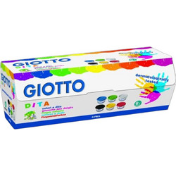 Giotto Basic Σετ Δακτυλομπογιές 6x100ml 534100