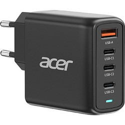 Acer GaN Φορτιστής χωρίς Καλώδιο με Θύρα USB-A & 4 Θύρες USB-C 100W Quick Charge 3.0 & Power Delivery