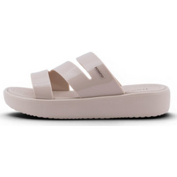 Luofu Γυναικείες Παντόφλες Καλοκαιρινές Flatforms Ανατομικές Αντιολισθητικές Μπεζ 11831127