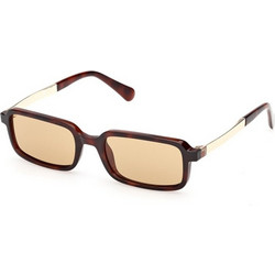 Max & Co MO0159-52J Ανδρικά Γυαλιά Ηλίου Ορθογώνια Χρυσό Καφέ με Καφέ Φακό