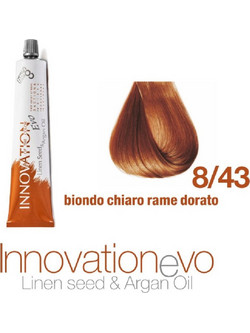 BBCOS Innovation Evo 8.43 Ανοιχτό Ξανθό Χάλκινο Χρυσό Μόνιμη Βαφή Μαλλιών 100ml