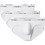Calvin Klein Ανδρικά Σλιπ Βαμβακερά Λευκά 3Pack LV00NB4388