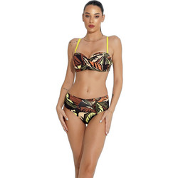 Bluepoint Bikini Top Μαύρο Πολύχρωμο 26066068D-02