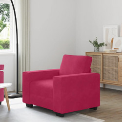 vidaXL Πολυθρόνα Βελούδινη Μπορντό 4105251