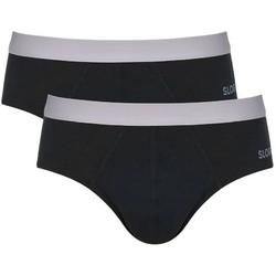 Sloggi Go Ανδρικά Σλιπ Βαμβακερά Μαύρα 2Pack 10217761-0004