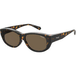 Polaroid Eyewear PLD9020S 086 Γυναικεία Γυαλιά Ηλίου Οβάλ Κοκάλινα Ταρταρούγα με Καφέ Φακό
