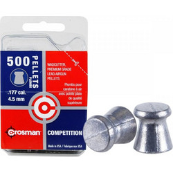 Crosman Wadcutter Βολίδες Pellets Αεροβόλου 4.5mm Μολυβένιες 0.48g / 7.4gr 500τμχ