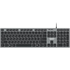 NOD Corporate Grey Black Πληκτρολόγιο