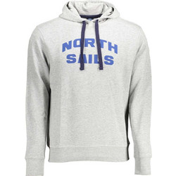North Sails Ανδρικό Φούτερ με Κουκούλα & Τσέπες Γκρι 1016637-28135