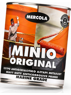 Mercola Minio Original Πορτοκαλί Αντισκωριακό Αστάρι 0.75lt