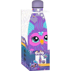 Must Furby Πλαστικό Παιδικό Σετ Δοχείο Φαγητού Μωβ 130ml