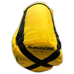 Survivors Sleeping Bag Μονό Καλοκαιρινό Κίτρινο 00114-17