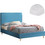 HomeMarkt Maylin Κρεβάτι Ημίδιπλο Υφασμάτινο με Στρώμα & Τελάρο 120x200cm HM21281.02