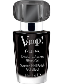 Pupa Vamp! Scented 305 Rock Black Gloss Βερνίκι Νυχιών 9ml