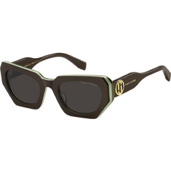 Marc Jacobs MARC851S XL7 Γυναικεία Γυαλιά Ηλίου Cat Eye Κοκάλινα Μαύρα με Μαύρο Φακό