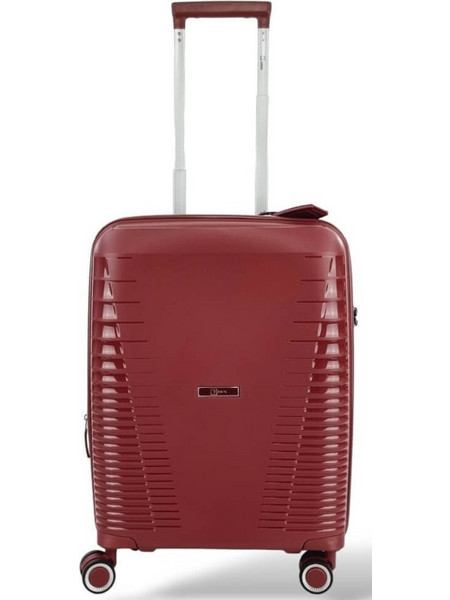 Rain RB8018 Βαλίτσα Μεσαία 65x43x25cm με 4 Ρόδες Μπορντό