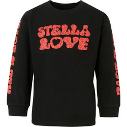 Stella McCartney Παιδικό T-Shirt Μακρυμάνικο Μαύρο Κόκκινο TX8C20-961