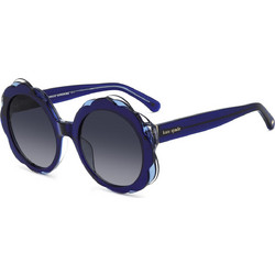 Kate Spade KSVIVI2GS PJP Γυναικεία Γυαλιά Ηλίου Στρογγυλά Κοκάλινα Μπλε με Μαύρο Φακό