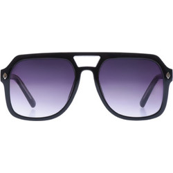 Enzo 8838 C1 Γυαλιά Ηλίου Aviator Κοκάλινα Μαύρα με Μαύρο Φακό