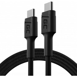 Green Cell KABGC30 Braided USB-C to USB-C 60W 1.2m Black