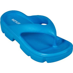 Mitsuko Γυναικείες Σαγιονάρες Flatforms Μπλε SA66680W-BLU