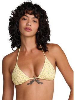 RVCA Amalfi Bikini Top Τριγωνάκι Κίτρινο 23O142610-YDJ0