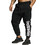 Evolution Body Stencil Ανδρικό Παντελόνι Φόρμας με Λάστιχο Μαύρο 9091