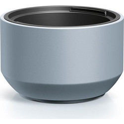 Next Heos Γλάστρα Στρογγυλή Πλαστική Γκρι 29.8x19cm 33227-08-2