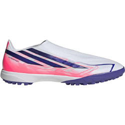 Adidas F50 Hyperfast League LL TF IH4585 Ποδοσφαιρικά Παπούτσια με Σχάρα Λευκά Μπλε