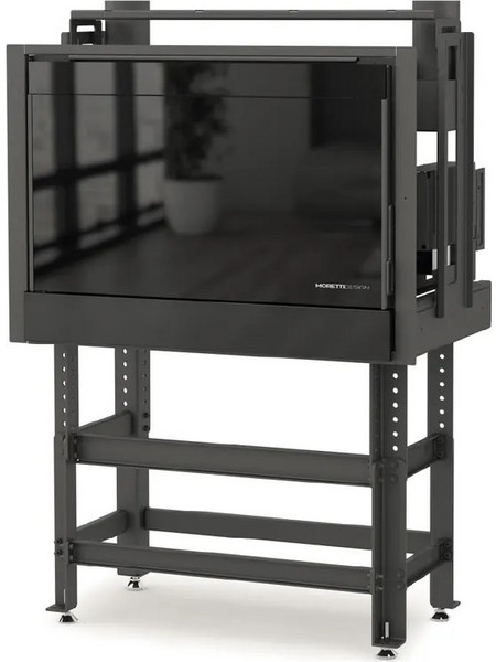 Moretti Design Slot Vision Ενεργειακό Τζάκι Αερόθερμο Pellet Ίσιο 12kW