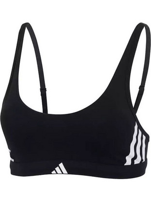 Adidas Essentials Αθλητικό Μπουστάκι με Χαμηλή Στήριξη Μαύρο 4A0688-000