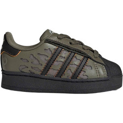 Adidas Superstar Παιδικά Sneakers με Φωτάκια Ανθρακί KJ6799