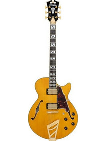 D' Angelico Excel SS Ηλεκτρική Κιθάρα Semi-Hollow με Μαγνήτες HH & Ταστιέρα Ebony Amber