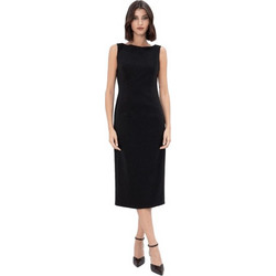 Toi & Moi Midi Βραδινό Φόρεμα Μαύρο 50-6966-226