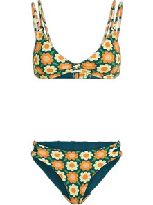 O'Neill Bikini Set Τριγωνάκι Floral Πράσινο Κίτρινο Πορτοκαλί 1800400