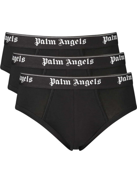 Palm Angels Ανδρικά Σλιπ Βαμβακερά Μαύρα 3Pack PLA1UMWSP04