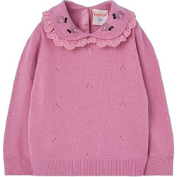 Boboli Παιδικό Polo Μακρυμάνικο Ροζ 344157-3970