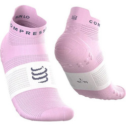 Compressport V4.0 Run Ανδρικές Κάλτσες Κοντές με Σχέδια Ροζ XU00047B-3160