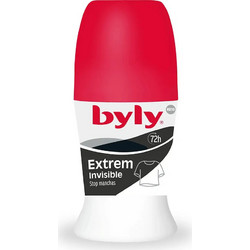 Byly Extrem Invisible Αποσμητικό Roll On 72h 50ml