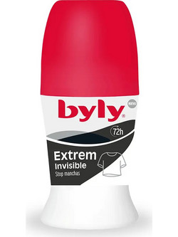 Byly Extrem Invisible Αποσμητικό Roll On 72h 50ml
