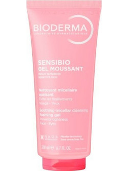Bioderma Sensibio Moussant Gel Ντεμακιγιάζ 200ml