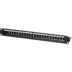 EFB Elektronik EC020100002 Patch Panel Keystone Rack 1U 19" 24 Θυρών Shielded